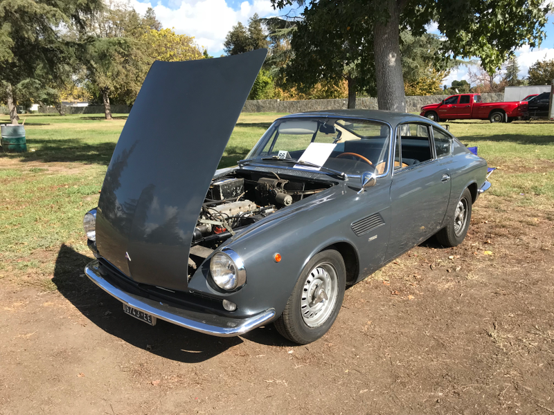 This is an interesting one. It’s an ASA 1000 GT. This car actually started out as a 4 cylinder Ferrari project when Enzo bandied the idea of an “affordable” Ferrari around. The 1 liter engine is like one third of a Ferrari V12 and makes 97 horsepower. From 1 liter, which is amazing for 1960. Bizzarrini designed the chassis and Giugiaro the body. When Ferrari abandoned the project, ASA licensed it and produced 50 cars, 32 of which were exported to America. The price was a then eye-watering $6000.